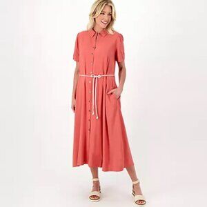 Peace Love World Boheme Petite Day to Night Dress Desert Rose A596284
